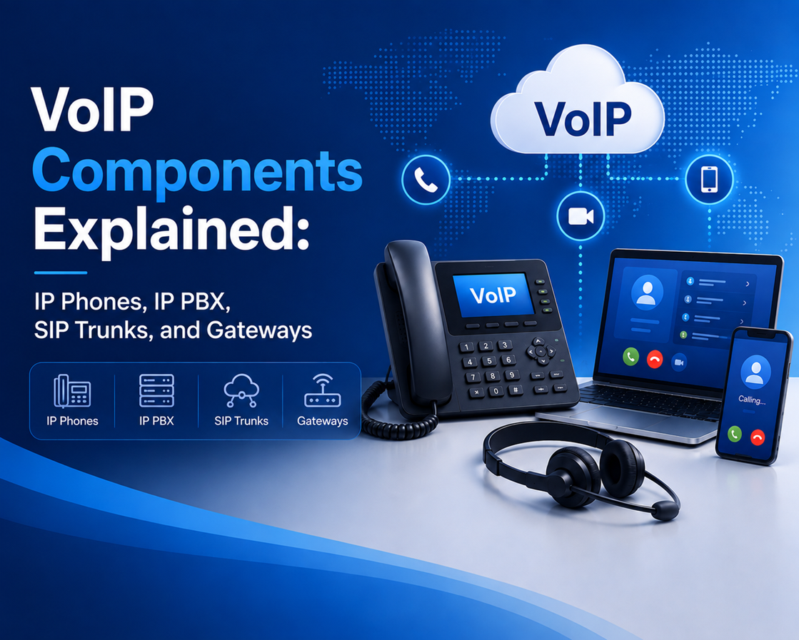 VoIP Components Explained: IP Phones, IP PBX, SIP Trunks, and Gateways